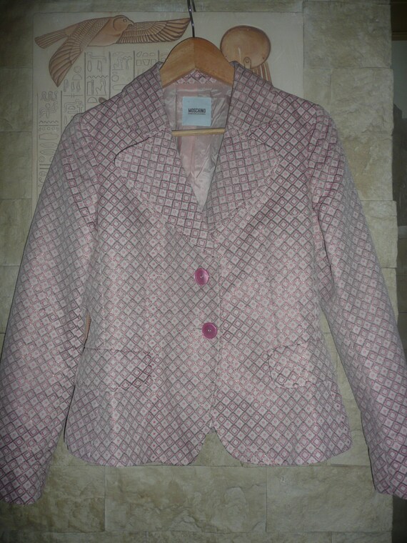 moschino pink jacket