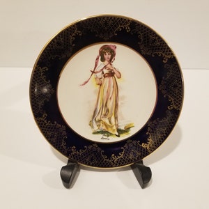 Vintage Decorative Plate. FALCON WARE Pinky Lawrence. 25 Cm. Weatherby Hanley