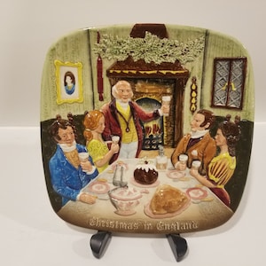 Royal Doulton Group - Collectors International Plate - John Beswick - Christmas In England 1972