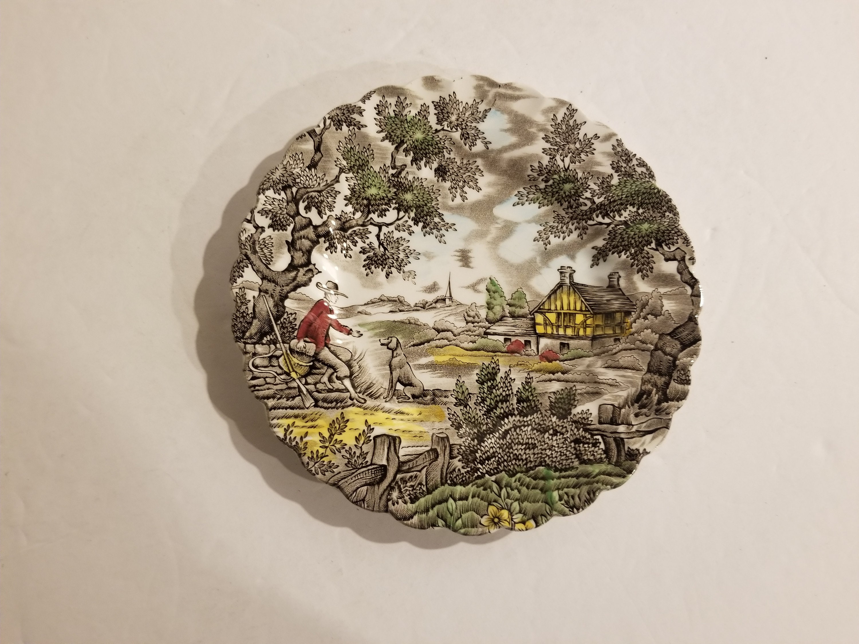 英国 イングランド ミヨット ハンター 25cm プレート 6枚 Myott