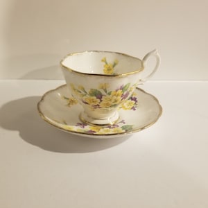 Royal Albert Floral Tea Cup and Saucer England Bone China