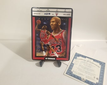 マイケルジョーダン 絵皿 1998 SLAM DUNK CHAMPION マイケルジョーダン 絵皿 1998 SLAM DUNK CHAMPION Collectors' Plate