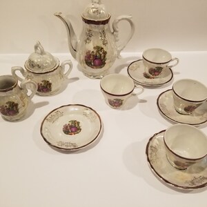 Vintage Jays Japan Small Tea Set - Includes Tea Pot / 4 Tea