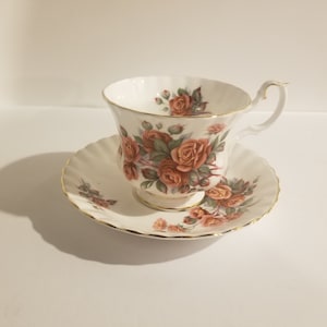 Royal Albert Centennial Rose Tea Cup and Saucer England Bone China