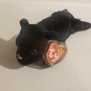 TY Beanie Baby - Velvet (Panther)4064 - 1995 - PVC Pellets