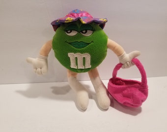 Peluche M&M's Jaune - Canard De Pâques, Occasion, Modèle R180, Collection Amusante