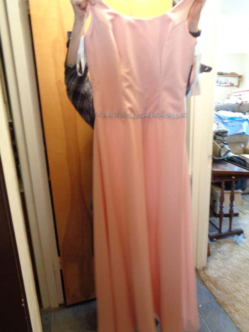 Bridesmad Alfred Angelo Desert Coral Prom Dress Mother of the Bride New with Tag size 1112