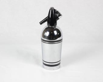 Silver Soda Syphon // Retro Soda Syphon // 1960's retro soda syphon // Bar Soda Syphon // Sparklets Soda Syphon