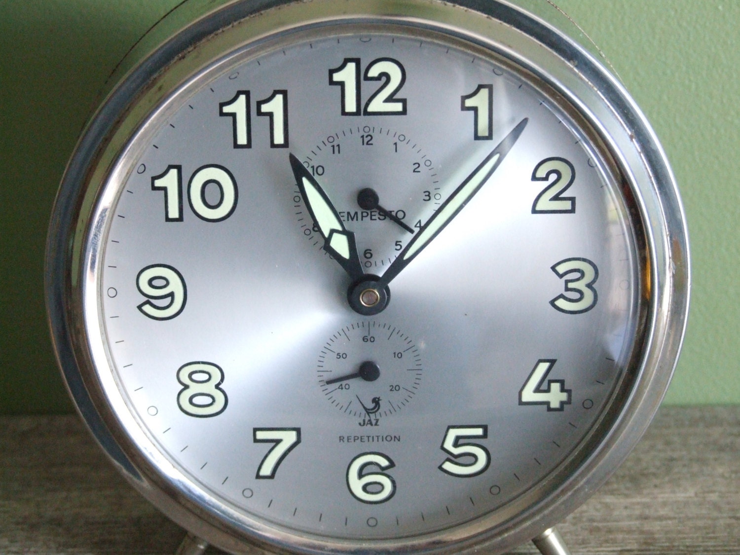 Retro Alarm Clock // Jaz Alarm Clock // Large Windup Alarm Clock Etsy