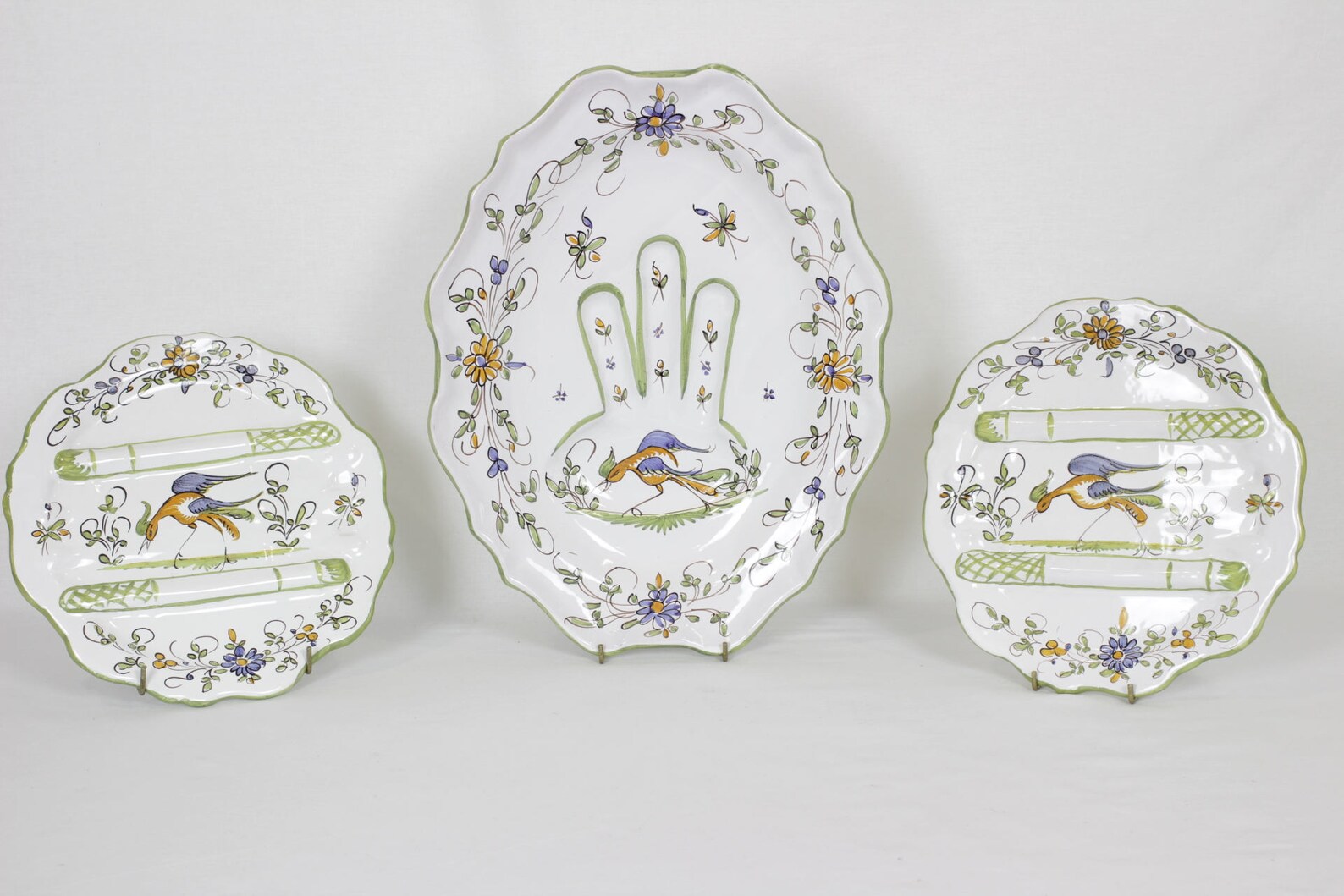 Asparagus Plates // Asparagus Serving Platter // Martres Tolosane