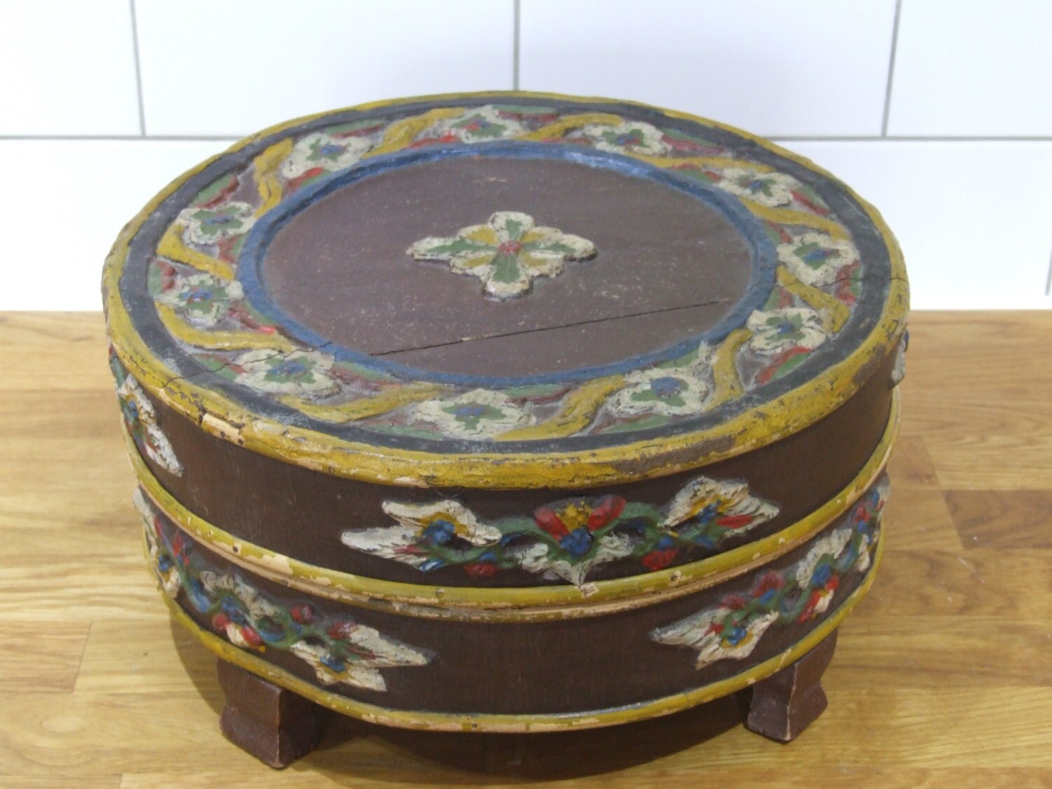 Boîte Antique de Couture Dames