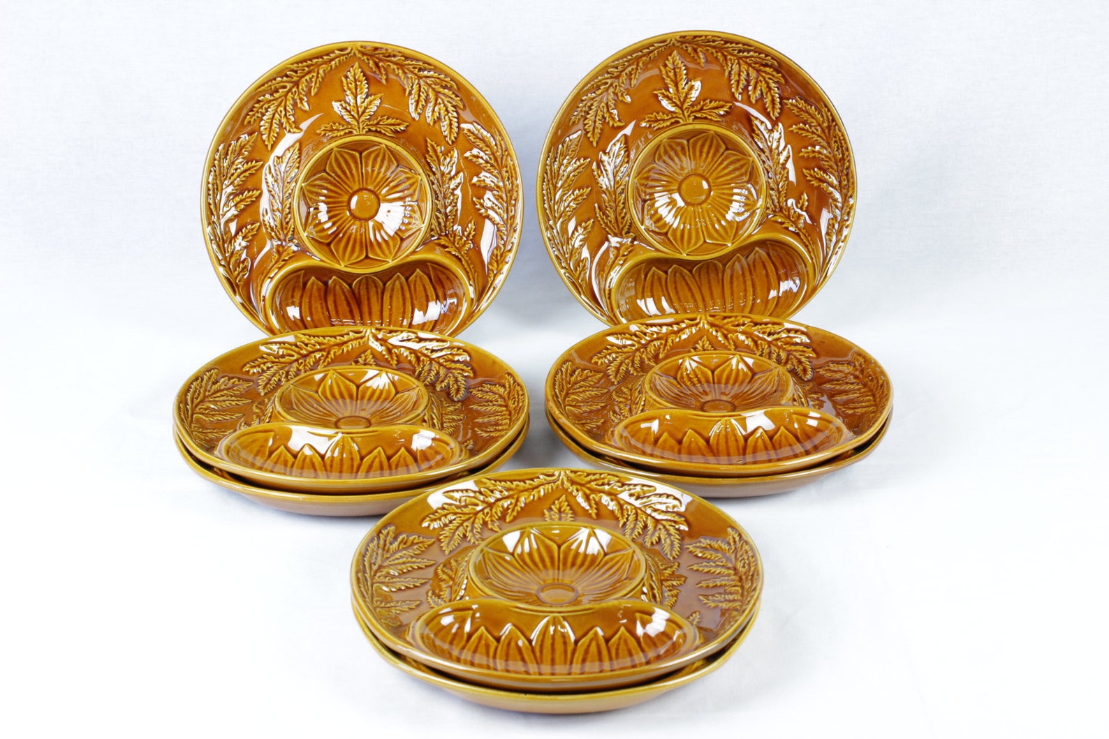 Artichoke Plates // Asparagus Plates // Portuguese Asparagus and