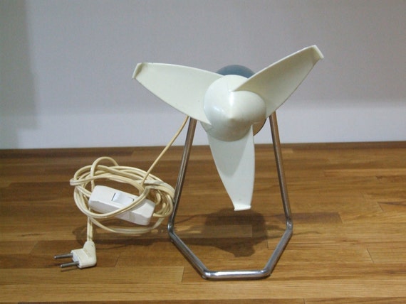 Vintage Calor Desk Fan Retro Tabletop Mid Vintage Calor Desk Fan Retro