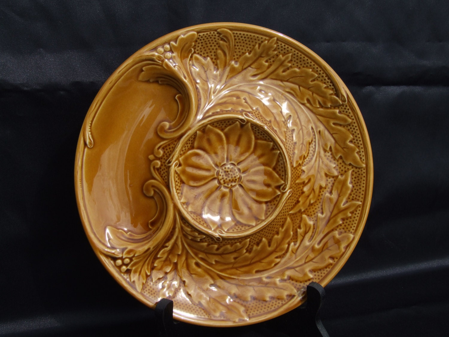 Français Artichaut Assiettes de Gien/Français Faïence Asperges Lot 8