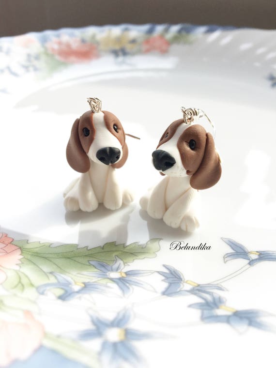Beagle earrings best sale