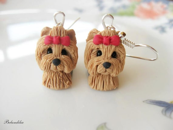 Yorkshire terrier earrings discount