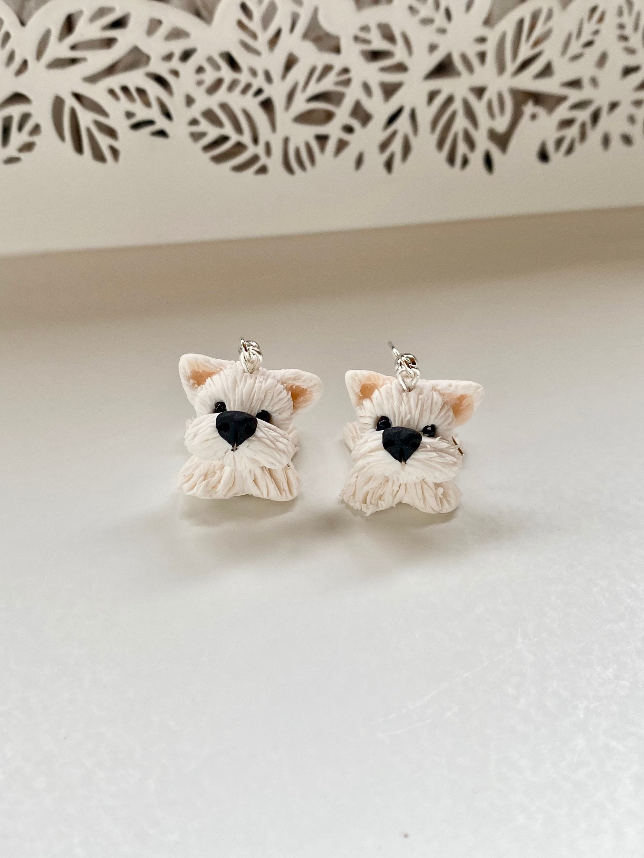 Westie earrings sale