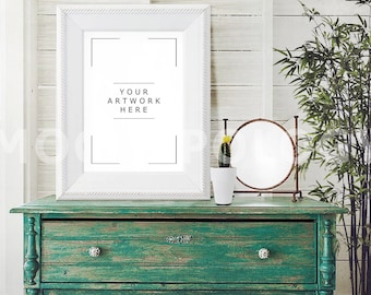 Download Free A3 Vertical White Frame Mockup Vintage Poster Mockup Digital Poster Frame Styled Photography Product Mockup Framed Art Instant Download PSD Mockup Template