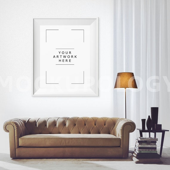 8x10 Vertical White Frame Mockup Vintage Digital Poster Mockup 8x10 Vertical White Frame Mockup Vintage Digital Poster Mockup
