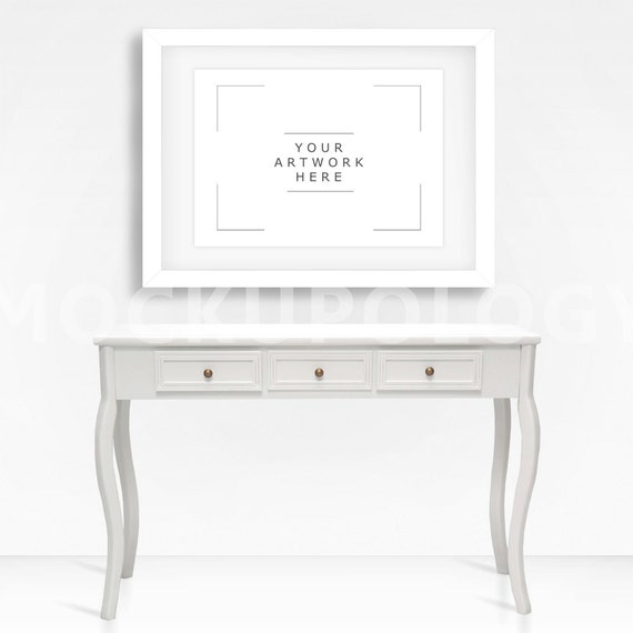 Download Free A3 Horizontal Digital White Frame Mockup Digital ...