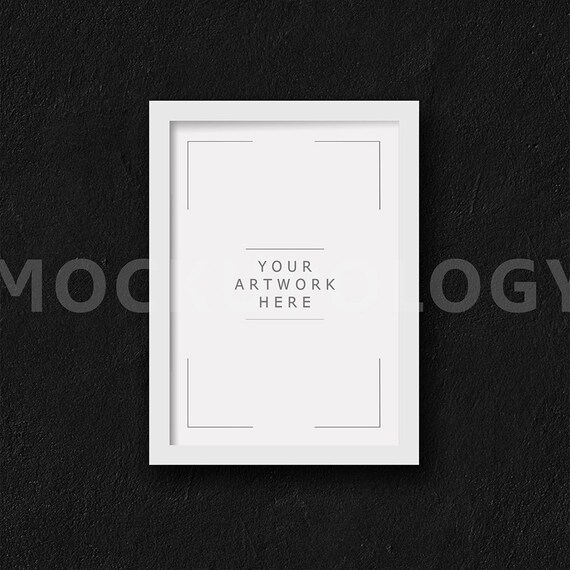 Download Free A4 A2 Vertical Digital White Frame Black Background Mockup Psd All Download Food Packaging Mockup Psd Free Mockup File PSD Mockup Templates