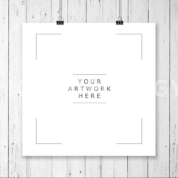 Download Free Square Hanging Paper Mockup Frame Paper Clips Poster Mockup Psd Free 784229 Design Psd Mockup T Shirt Download