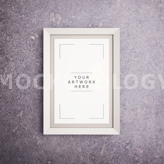 Download Free 11x17 Vertical Digital White Frame Mockup Styled ...