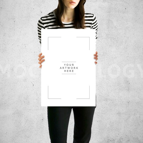 A4 Vertical Paper Mockup Girl Holding Poster Mockup Gallery A4 Vertical Paper Mockup Girl Holding Poster Mockup Gallery