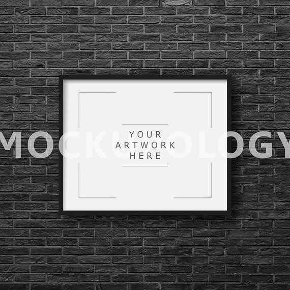 Download 8x10 16x20 24x30 Vertical Digital Black Frame On Black ...