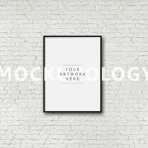9x12 12x16 18x24 Vertical Digital File Black Frame Mockup 9x12 12x16 18x24 Vertical Digital File Black Frame Mockup