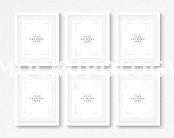 Six Frame Mockup Etsy
