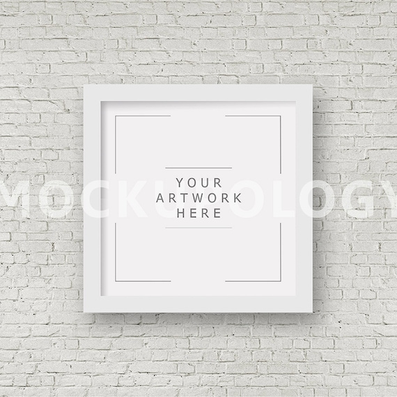 Square Digital White Frame Mockup Styled Photography Poster Mockup Square Digital White Frame Mockup Styled Photography Poster Mockup