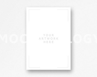 Download Free A3 Vertical White Hanging Canvas Mockup, Poster Mockup Stock, Styled Stock Photography, White Background, INSTANT DOWNLOAD PSD Template