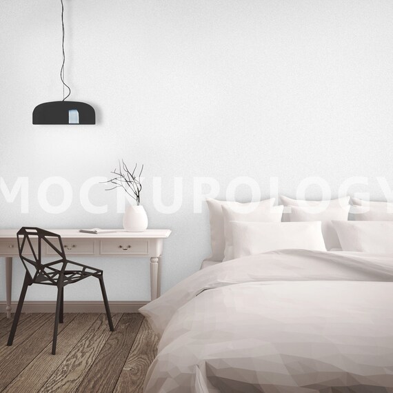 Stock Photography Room Mockup For Wall Coverings Styled Photography