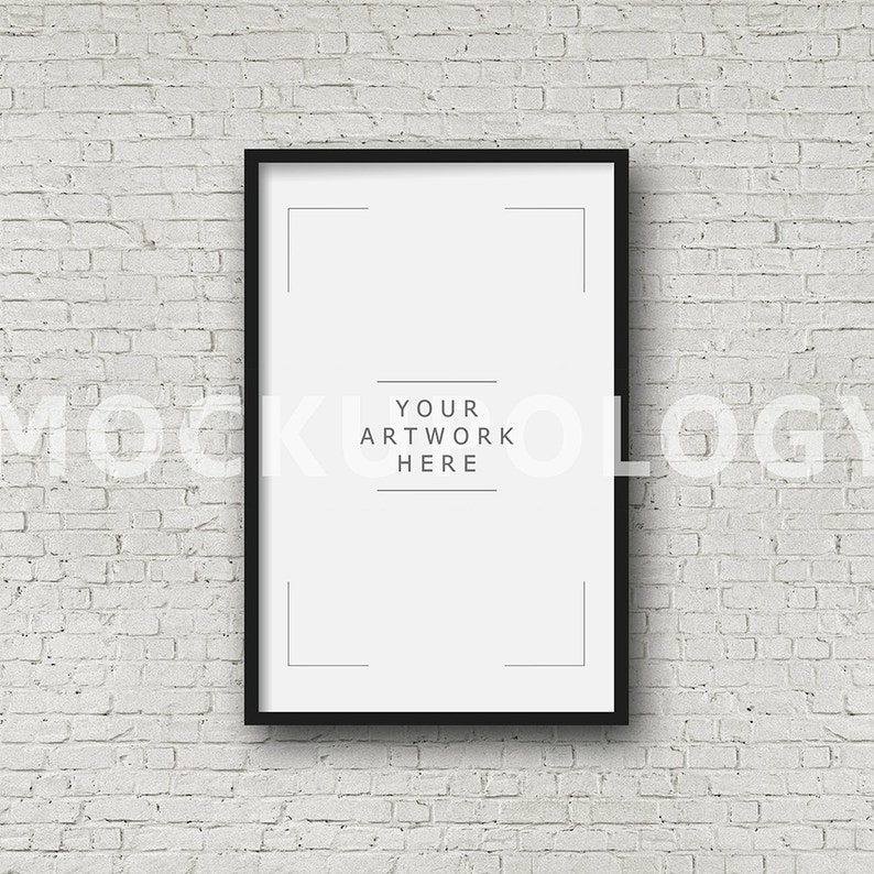 Download 11x17 Digital Frame Mockup Styled Photography Mockup Black | Etsy