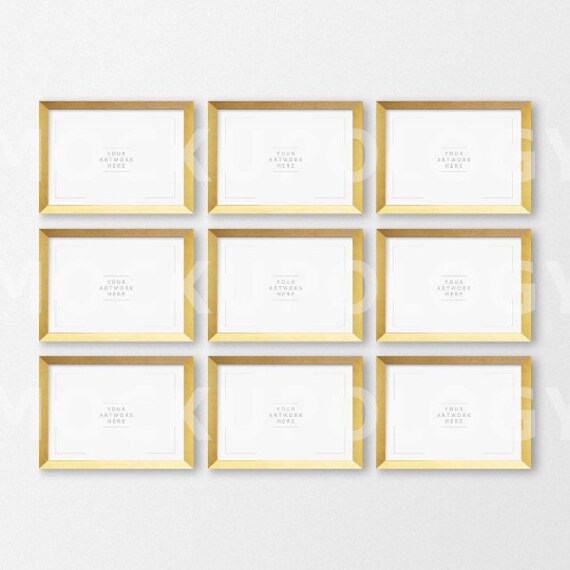 Styled Photography Mockup Twelve Gold Frames Mockup on White Wall Background DIGITAL FILE DOWNLOAD 16x20 Digital Frame Mockup Styled Photography Mockup Twelve Gold Frames Mockup on White Wall Background DIGITAL FILE DOWNLOAD 16x20 Digital Frame Mockup