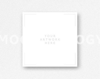 40x40 Canvas Mockup, Poster Mockup Stock, Styled Stock Photography, White Background, INSTANT DOWNLOAD