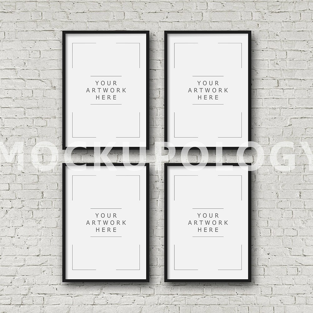 5x7 Digital Frame Mockup Styled Photography Mockup Four Etsy