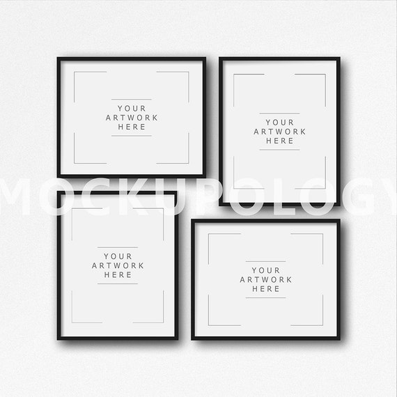 8x10 16x20 24x30 Set Of Four Vertical And Horizontal Digital Etsy