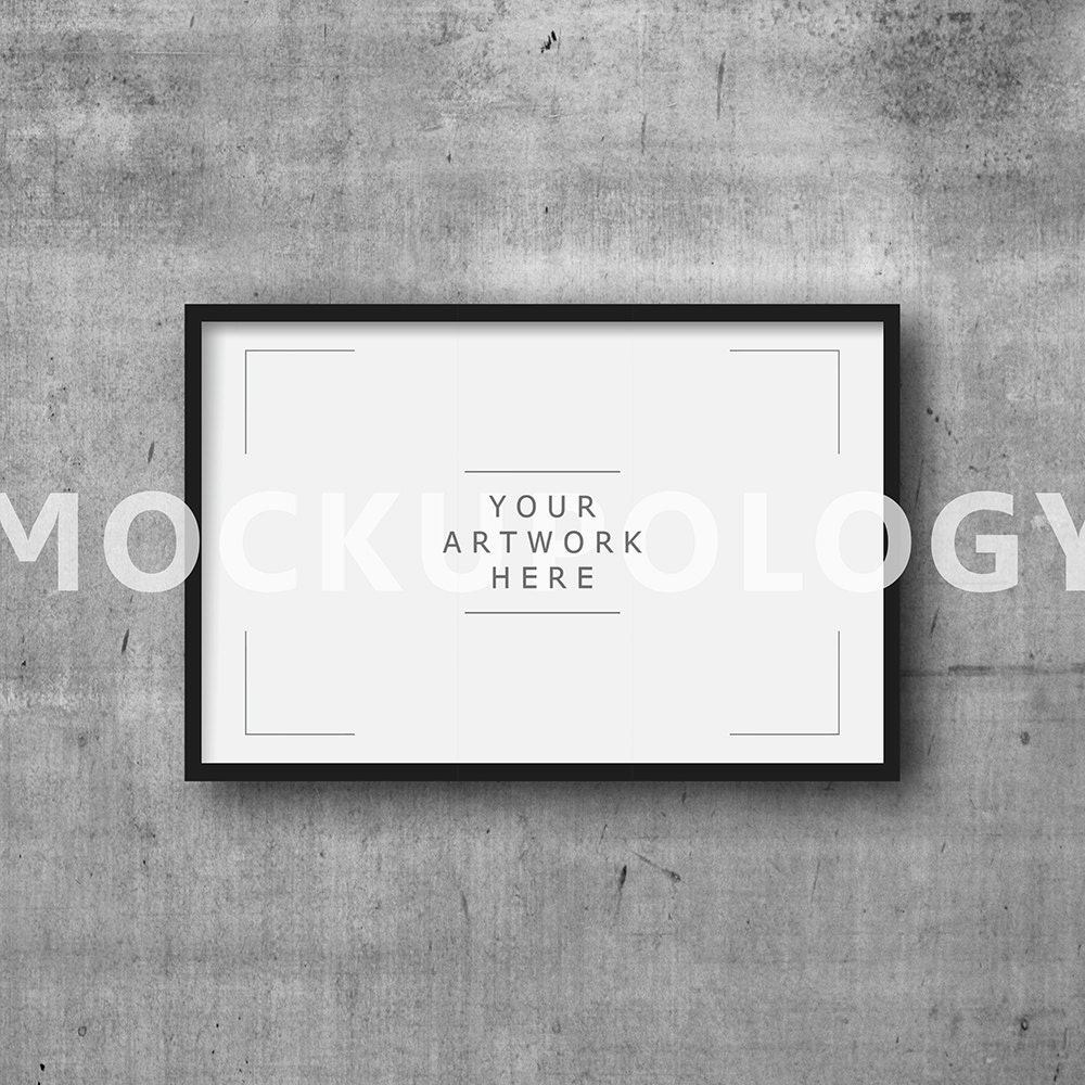 Download 11x17 Digital Frame Mockup Styled Photography Mockup Black | Etsy