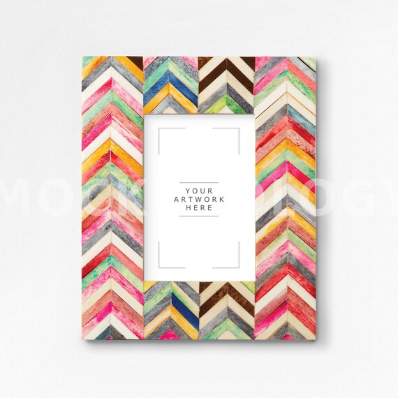 4x6 8x12 Vertical Colorful Digital Frame Mockup Vintage Etsy