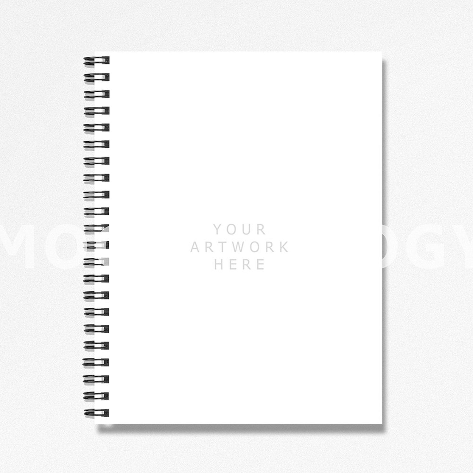Download A4 Notebook Mockup with Black Coil INSTANT DOWNLOAD | Etsy