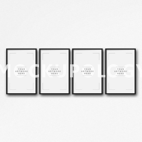 Download 11x17 Digital Frame Mockup Styled Photography Mockup Four Etsy