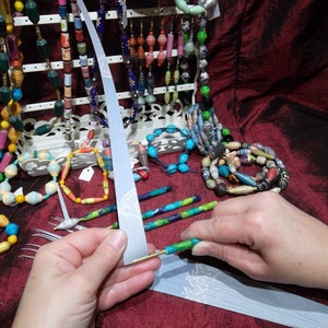 Paper Bead Roller Makes Paper Beads with a 3mm hole comes with free pre cut papers image 4