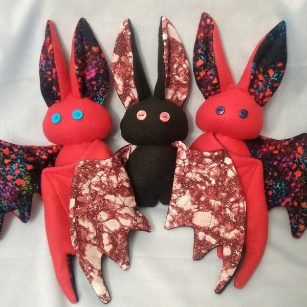 Bat Plush - Various Red