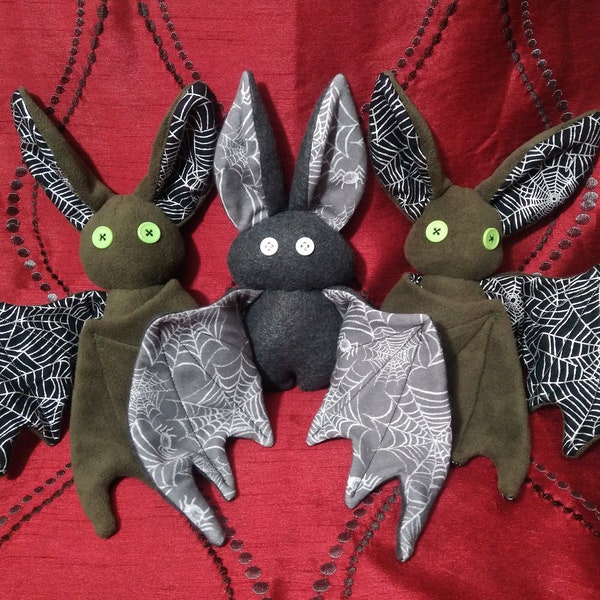 Bat Plush - Spiderweb