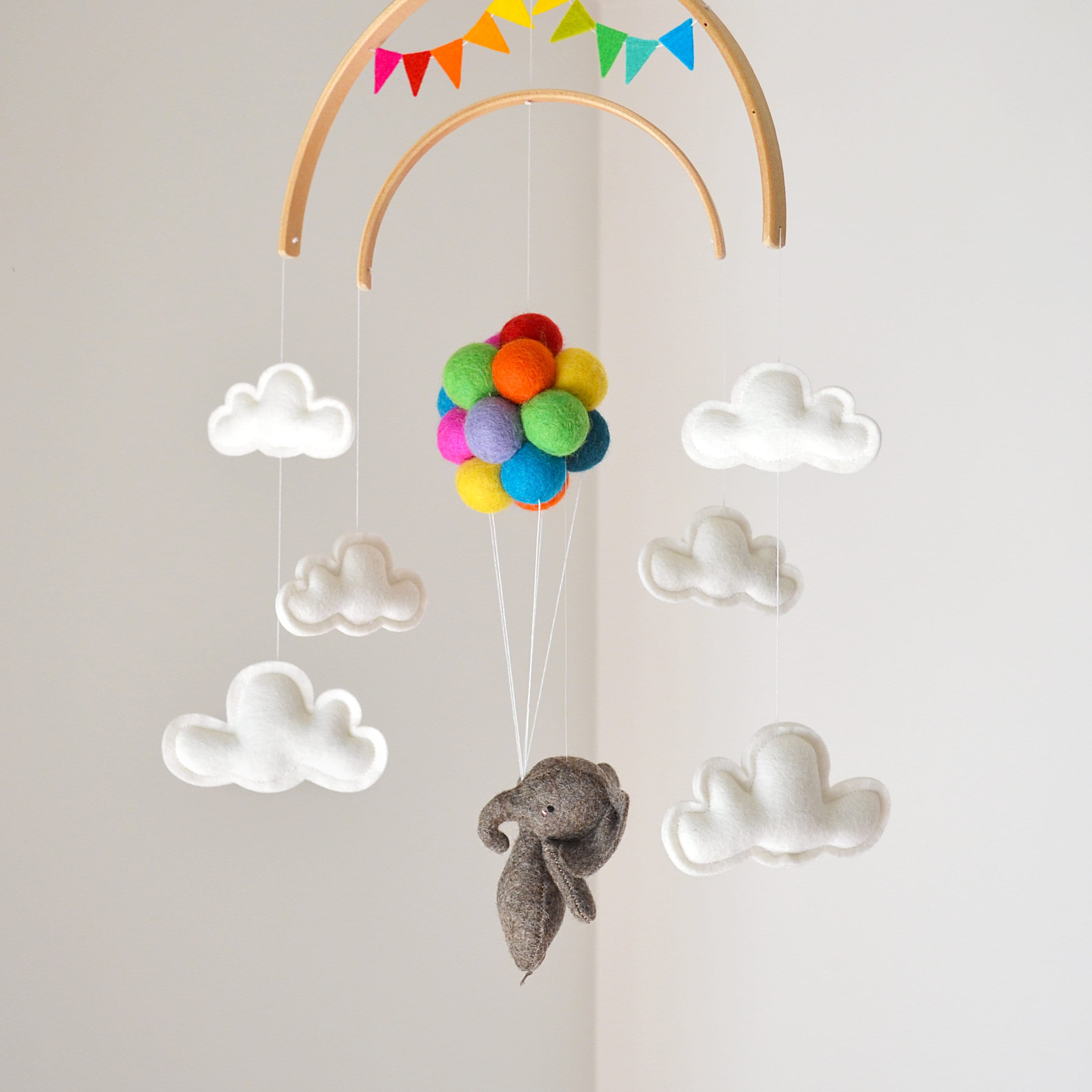 Toys & Games Rainbow Cot Mobile Crib Mobile Nursery Deco For Baby Boy