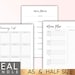 Meal Planner Printable Meal Planner Weekly Meal Planner A5 - Etsy