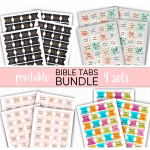 Printable Bible Tabs BUNDLE Tabs Catholic Bible Tabs, Planner Tabs Bible Journaling Bible Tabs Books of the Bible Bible Study Prayer Journal
