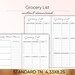 Meal Planner Menu INSERT Menu Weekly Meal Insert Menu - Etsy
